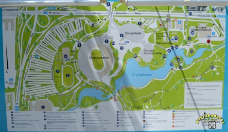 Olympiapark Mapa - Munich